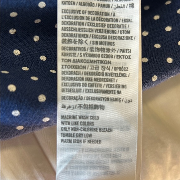 Hollister Navy and White Blue Gingham Button Up Shirt Size Large - Picture 5 of 8